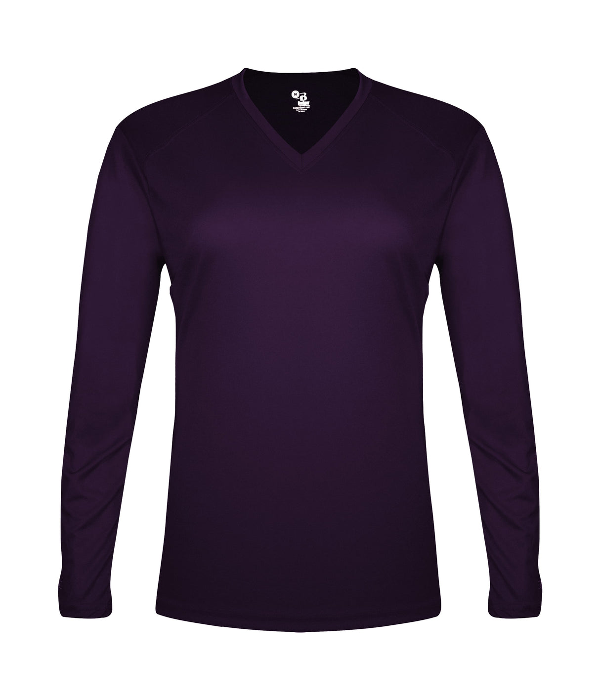 Badger Sport Women's Tri-blend ' V-neck L/s T
