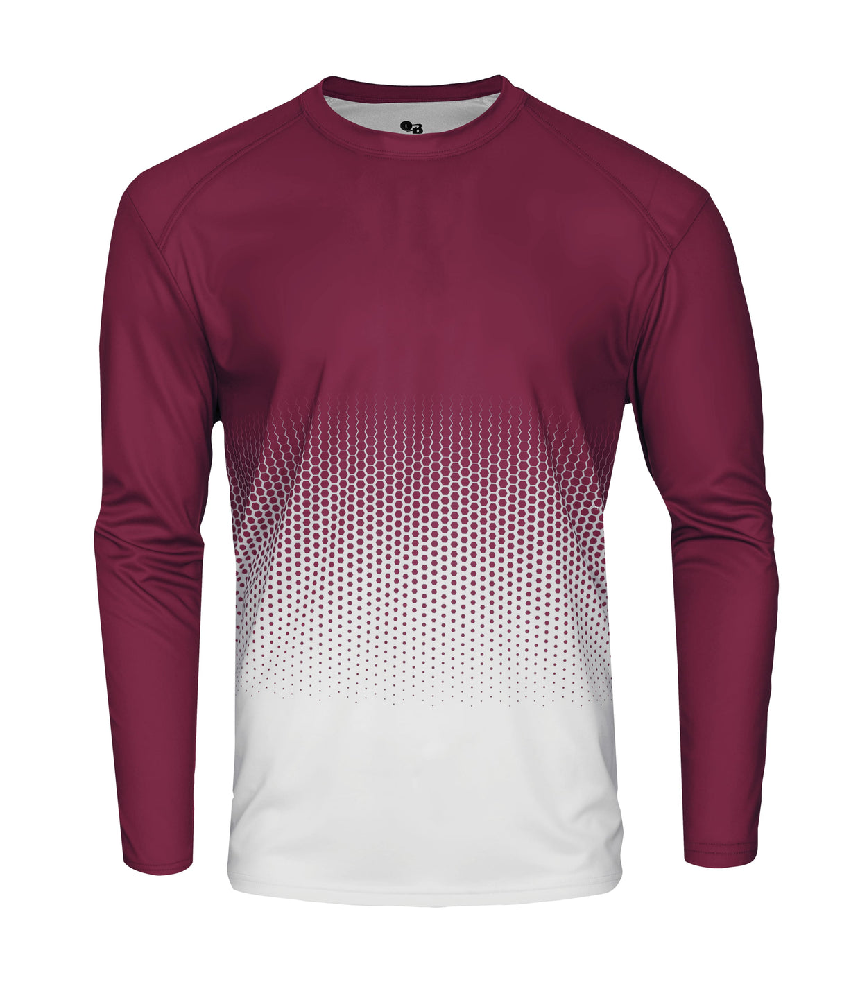 Badger Sport Hex 2.0 Youth L/s Tee