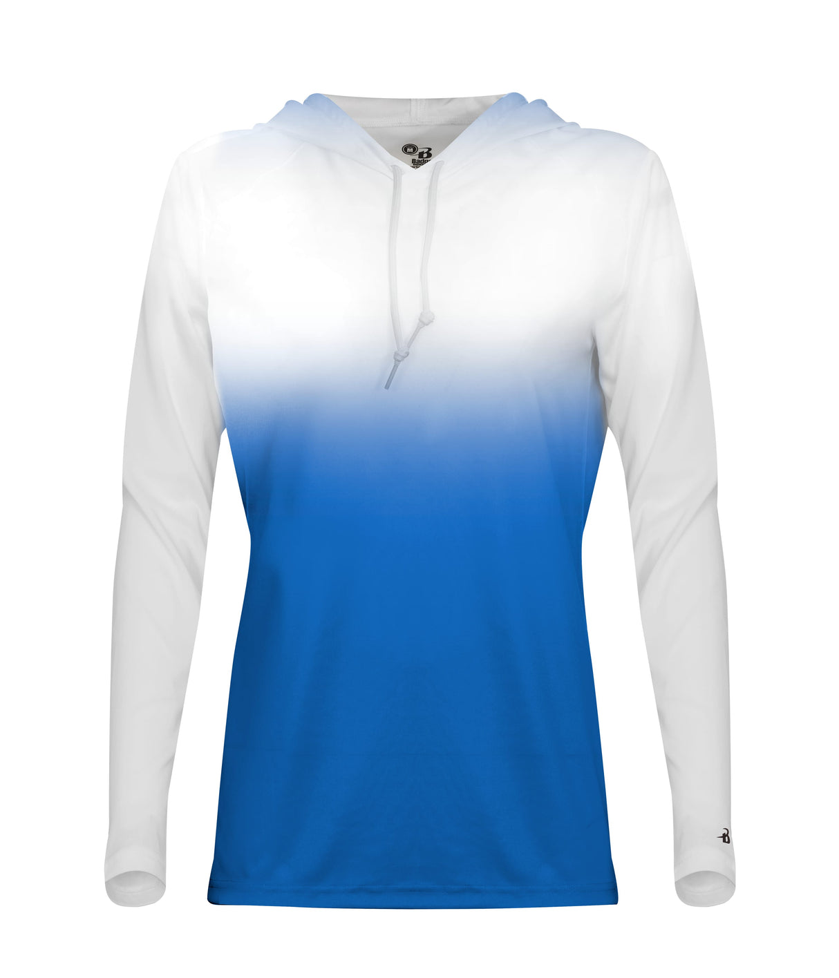 Badger Sport Women's Ombre Women's Hood Tee