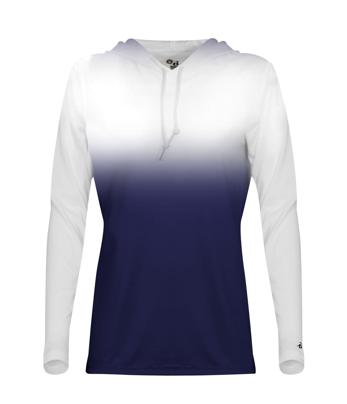 Badger Sport Women's Ombre Women's Hood Tee