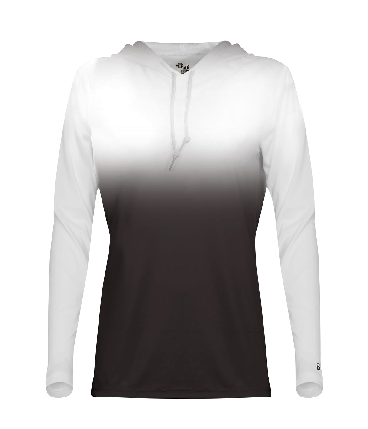 Badger Sport Women's Ombre Women's Hood Tee