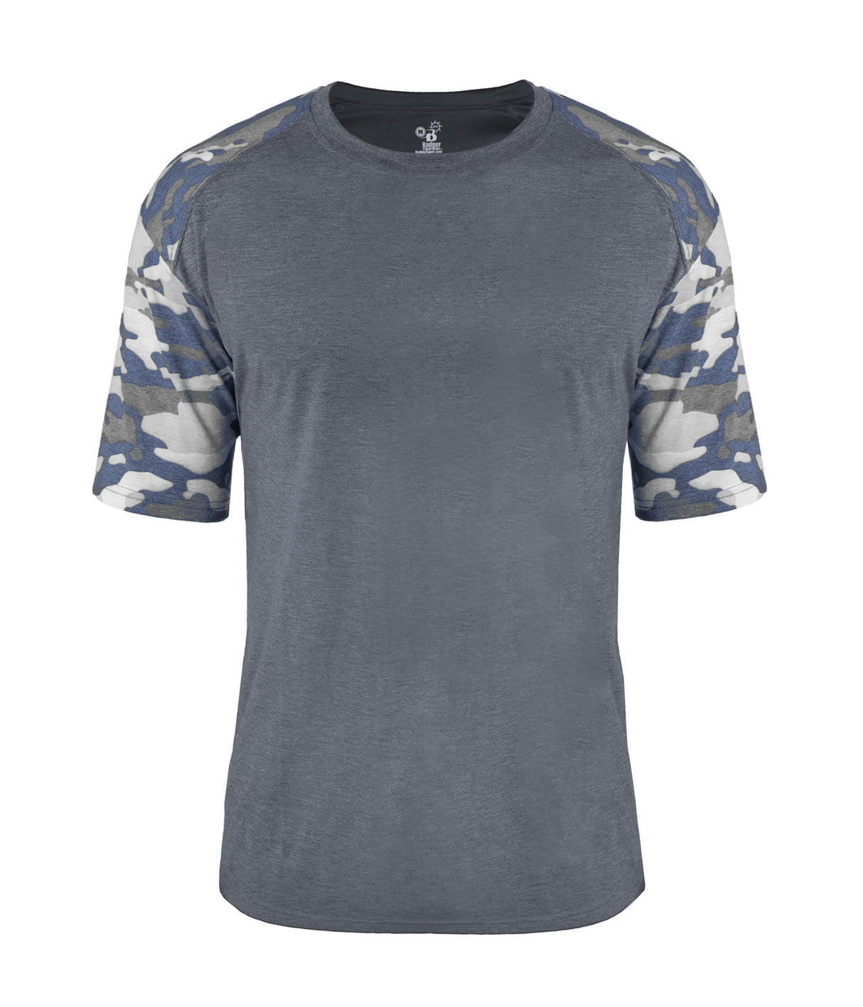 Badger Sport Men's Vintage Camo Sport Tri-blend T
