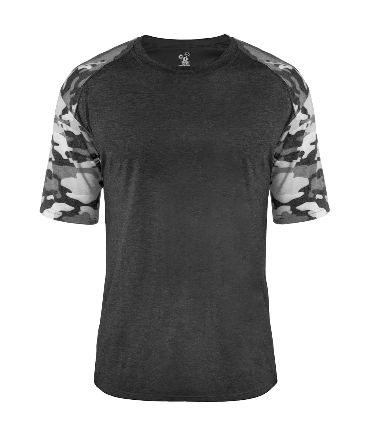 Badger Sport Men's Vintage Camo Sport Tri-blend T