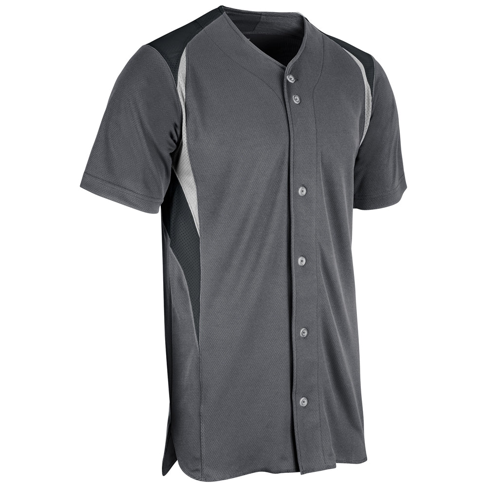 Champro Youth Bull Pen Full Button Baseball Jersey-1