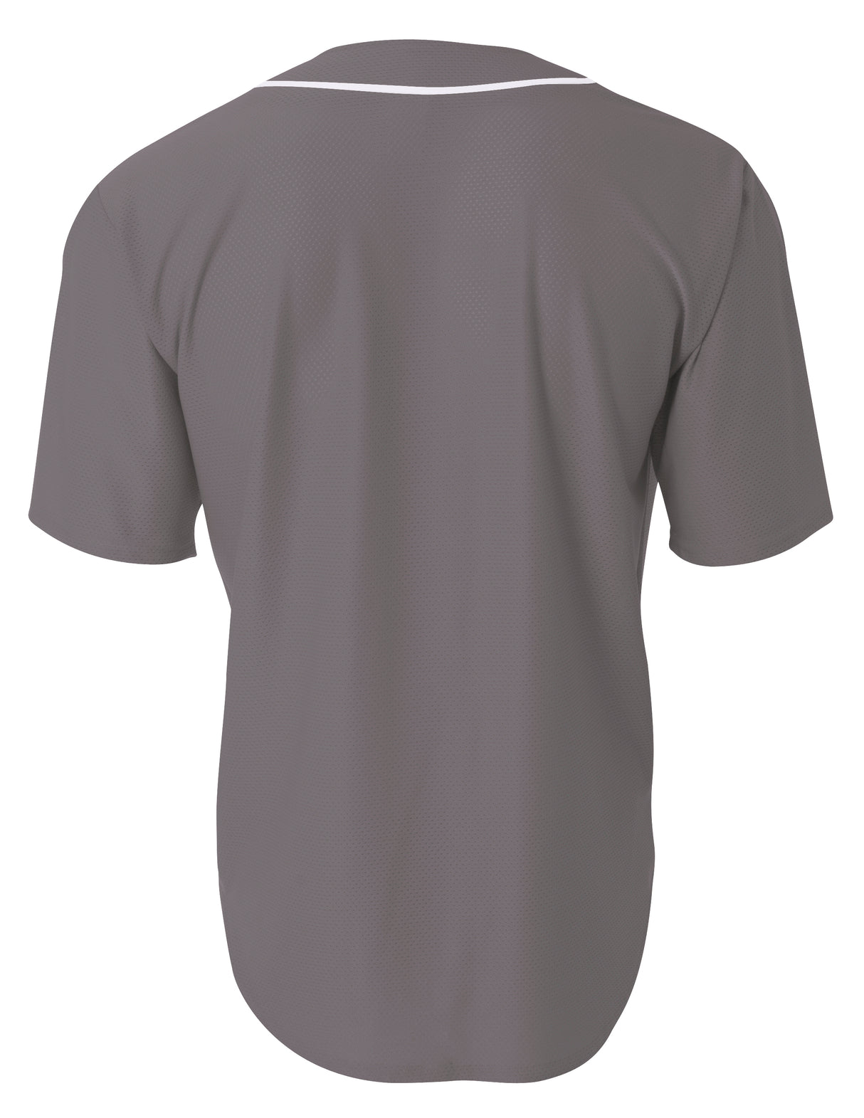 A4 Men's Short Sleeve Full Button Baseball Jersey-2