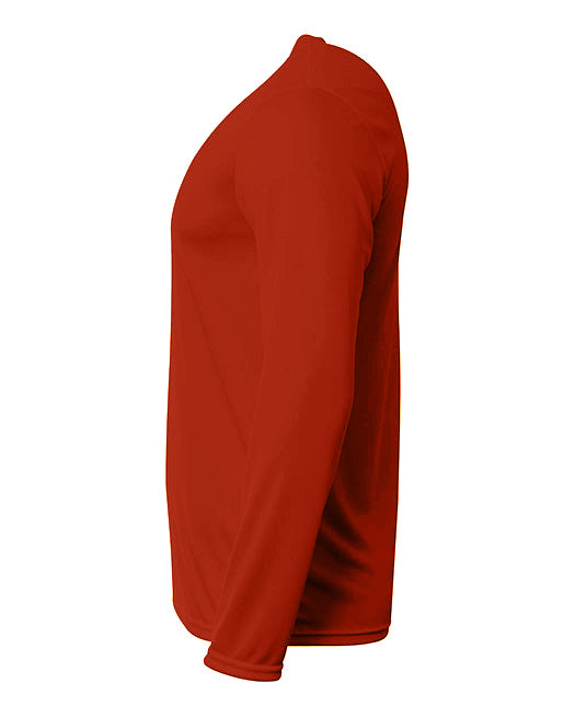 A4 Youth Cooling Performance Long Sleeve Crew-3