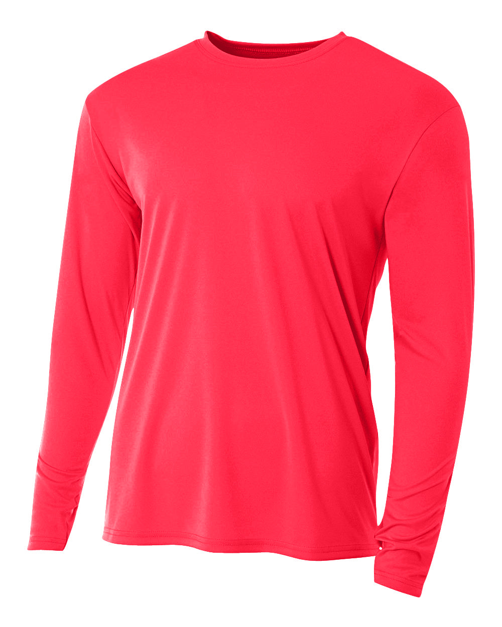 A4 Youth Cooling Performance Long Sleeve Crew-1
