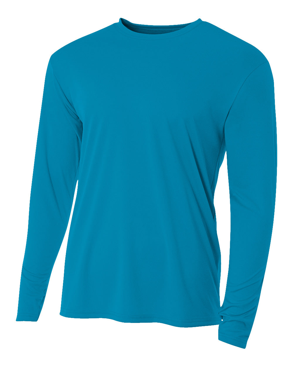 A4 Youth Cooling Performance Long Sleeve Crew-1