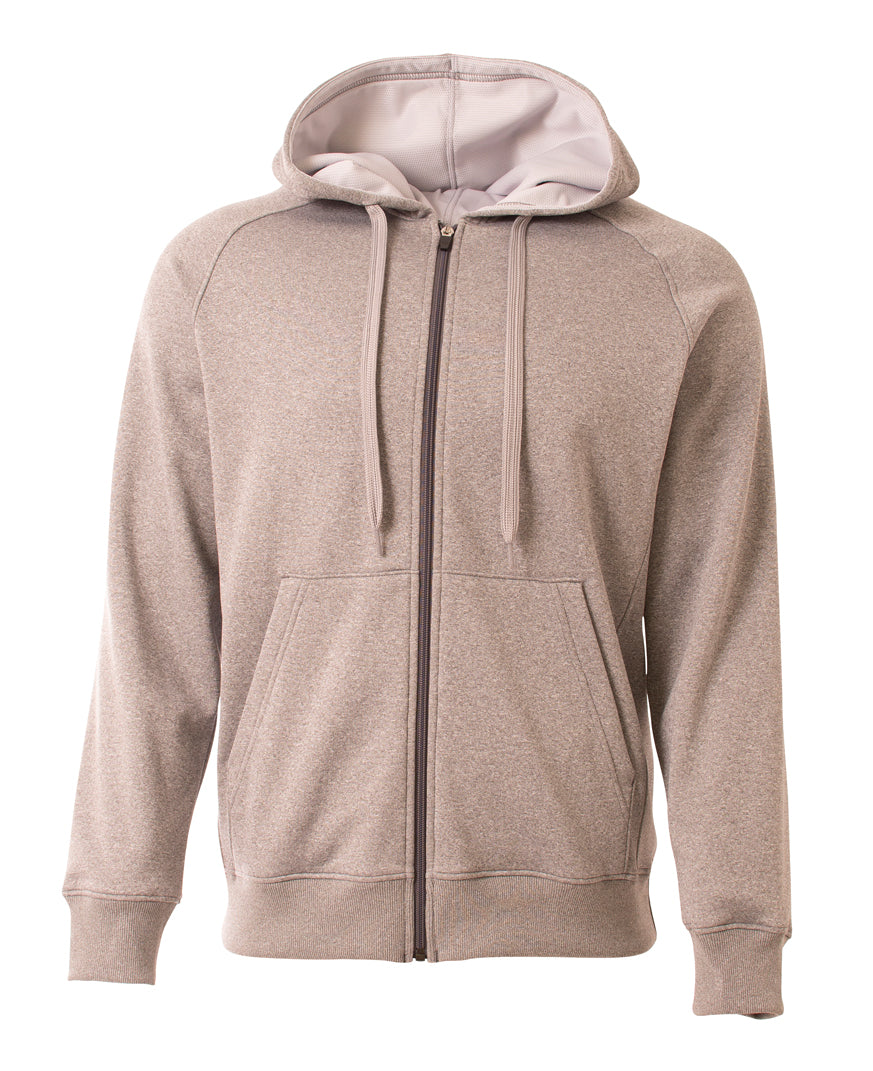 A4 Men's Agility Long Sleeve Tech Fleece Hoodi-1