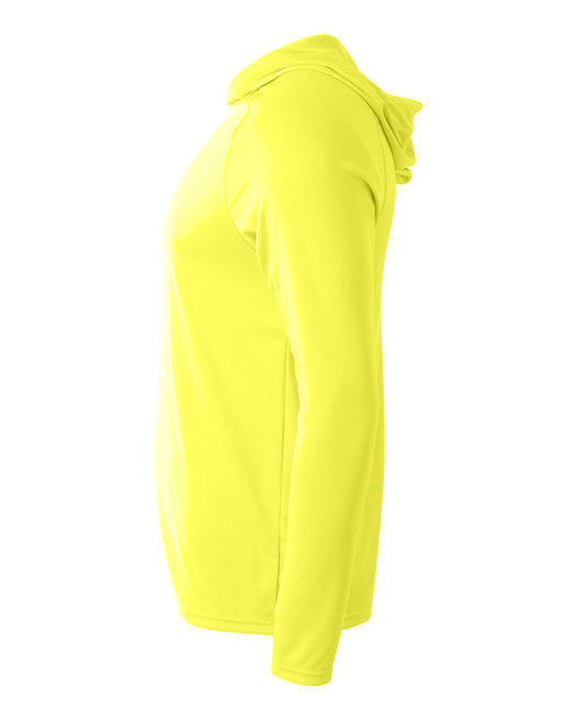 A4 Youth Long Sleeve Hooded Tee-3