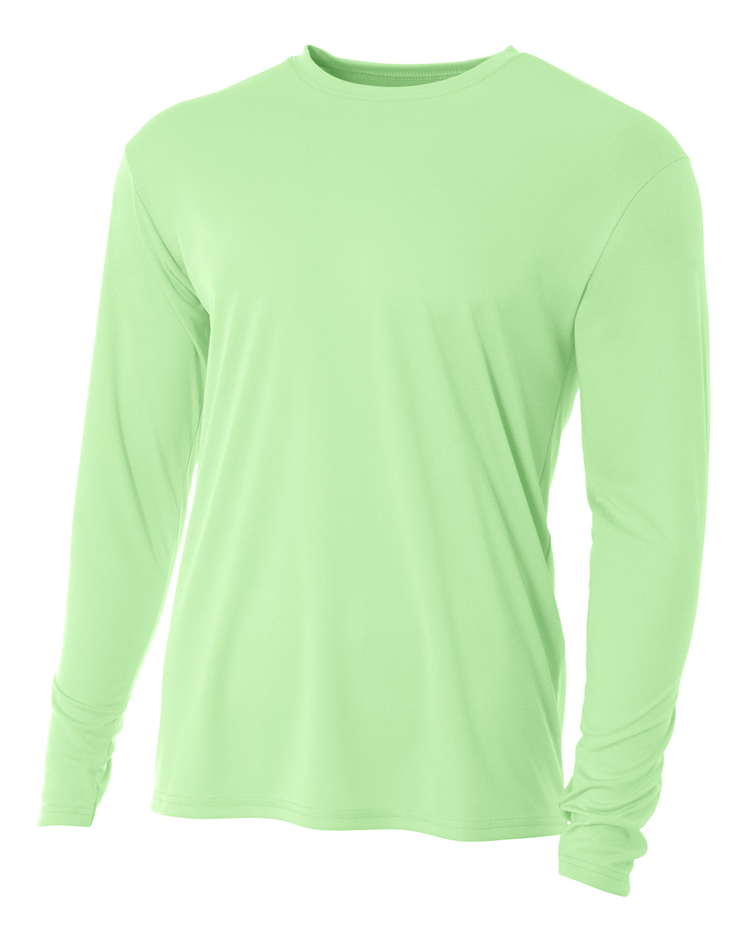 A4 Youth Cooling Performance Long Sleeve Crew-1