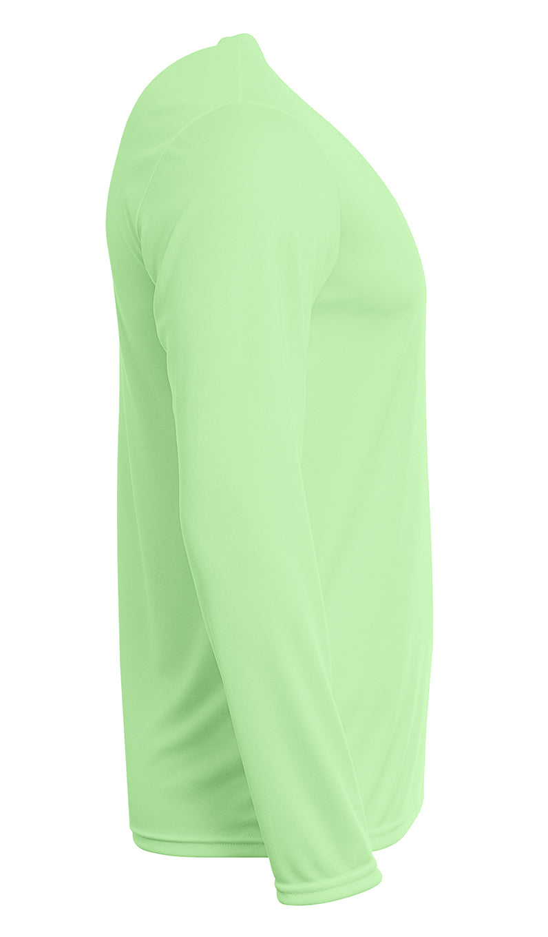 A4 Youth Cooling Performance Long Sleeve Crew-3