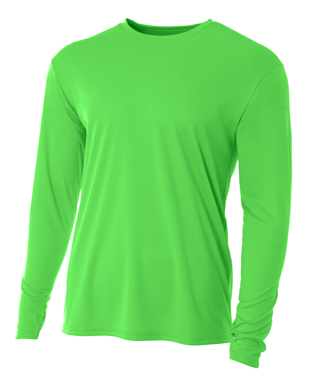 A4 Youth Cooling Performance Long Sleeve Crew-1