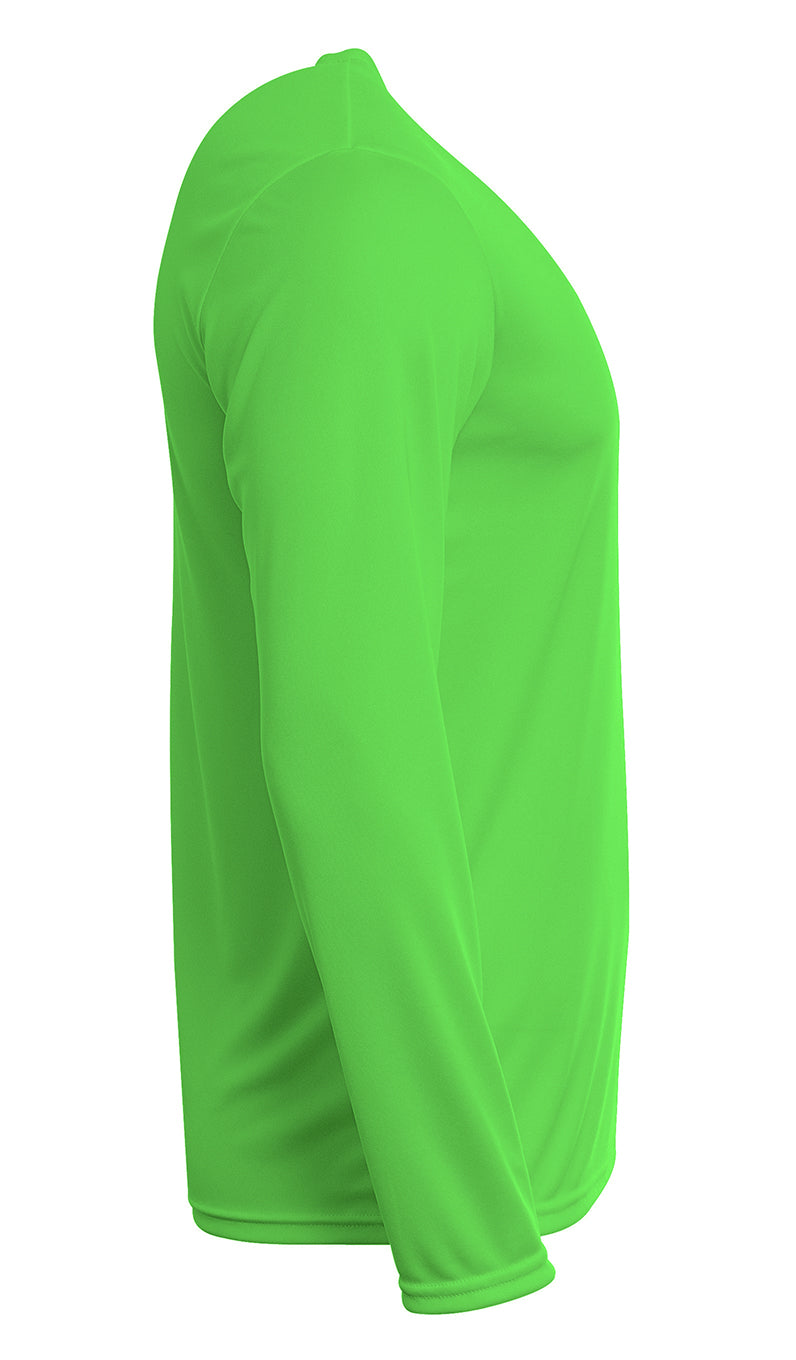 A4 Youth Cooling Performance Long Sleeve Crew-3