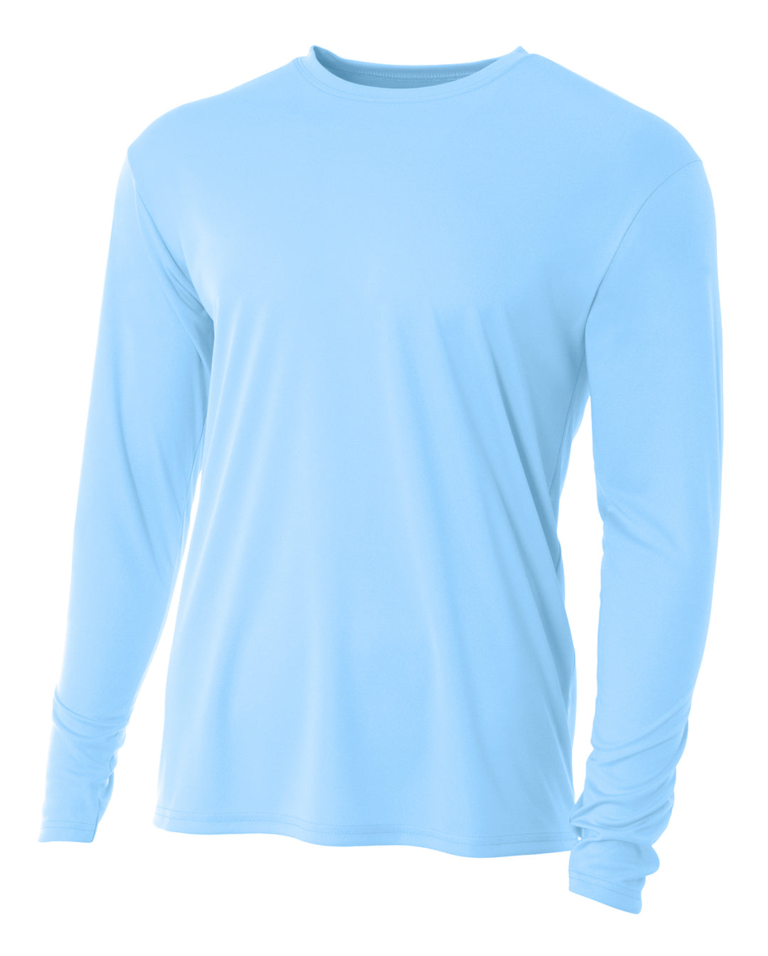 A4 Youth Cooling Performance Long Sleeve Crew-1