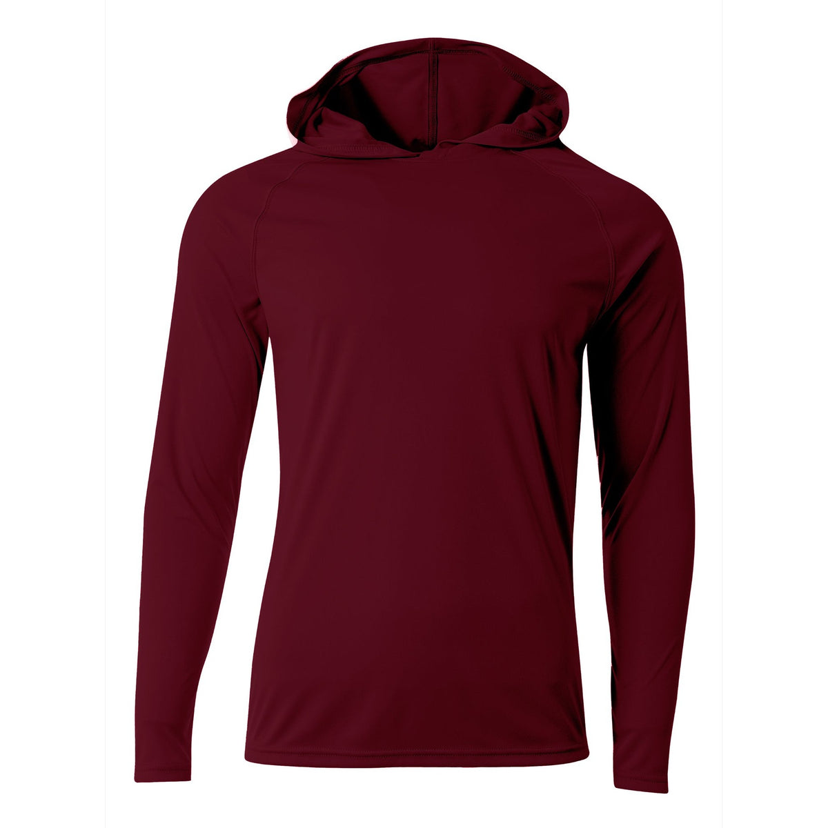 A4 Men's Long Sleeve Hooded Tee-1