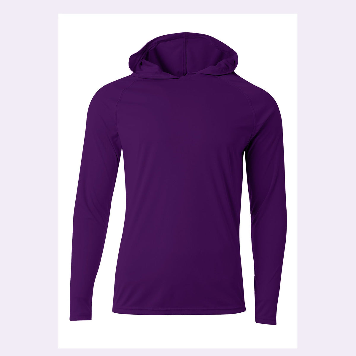 A4 Men's Long Sleeve Hooded Tee-1