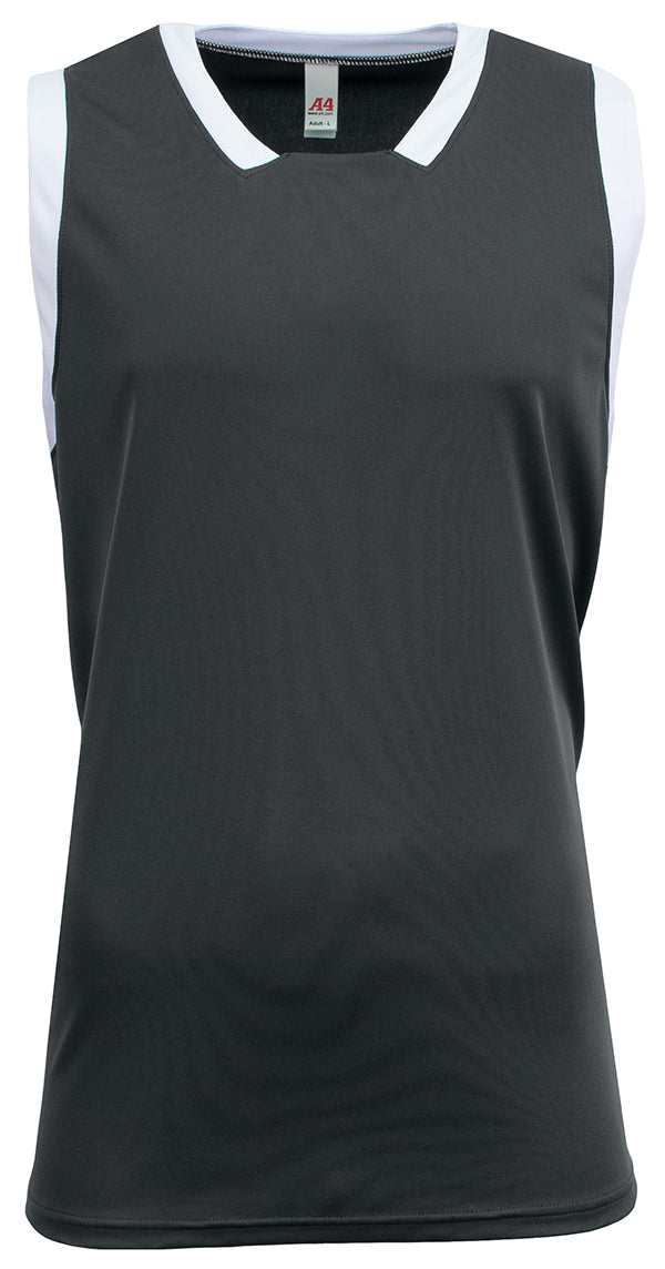 A4 Youth Sprint Single Ply Basketball Jerse-1