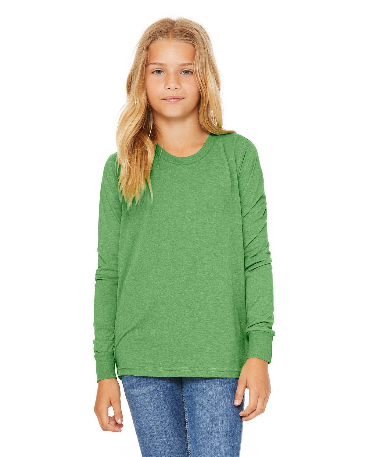 BELLA + CANVAS Youth Jersey Long Sleeve T-Shirt BC3501Y Youth Apparel Shirts & Tops