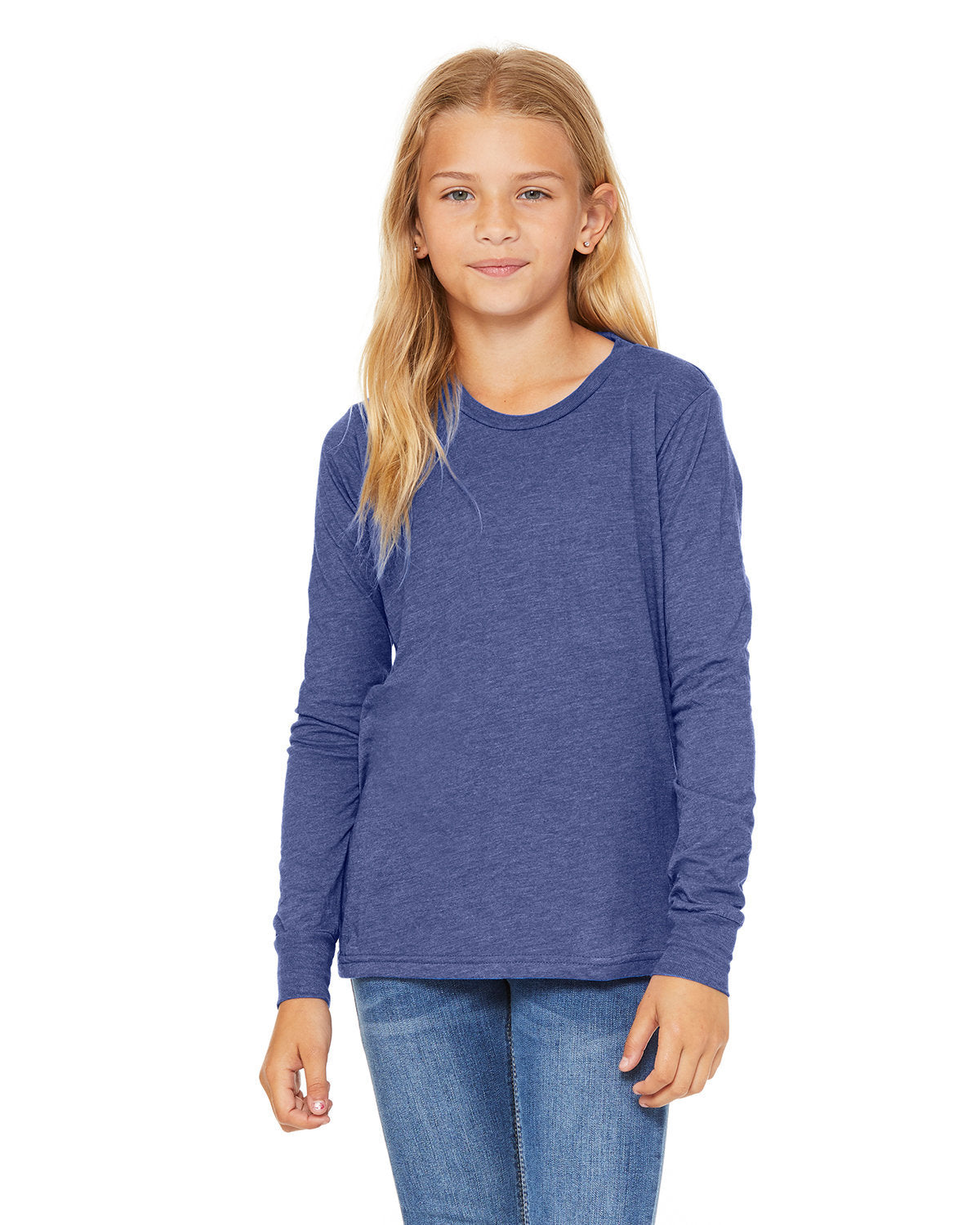 BELLA + CANVAS Youth Jersey Long Sleeve T-Shirt BC3501Y Youth Apparel Shirts & Tops