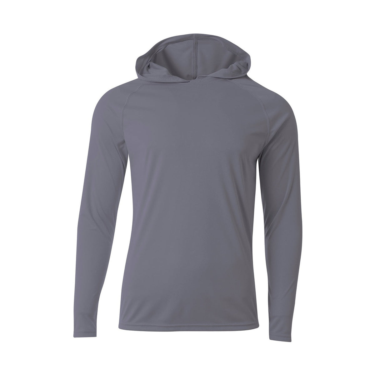A4 Men's Long Sleeve Hooded Tee-1
