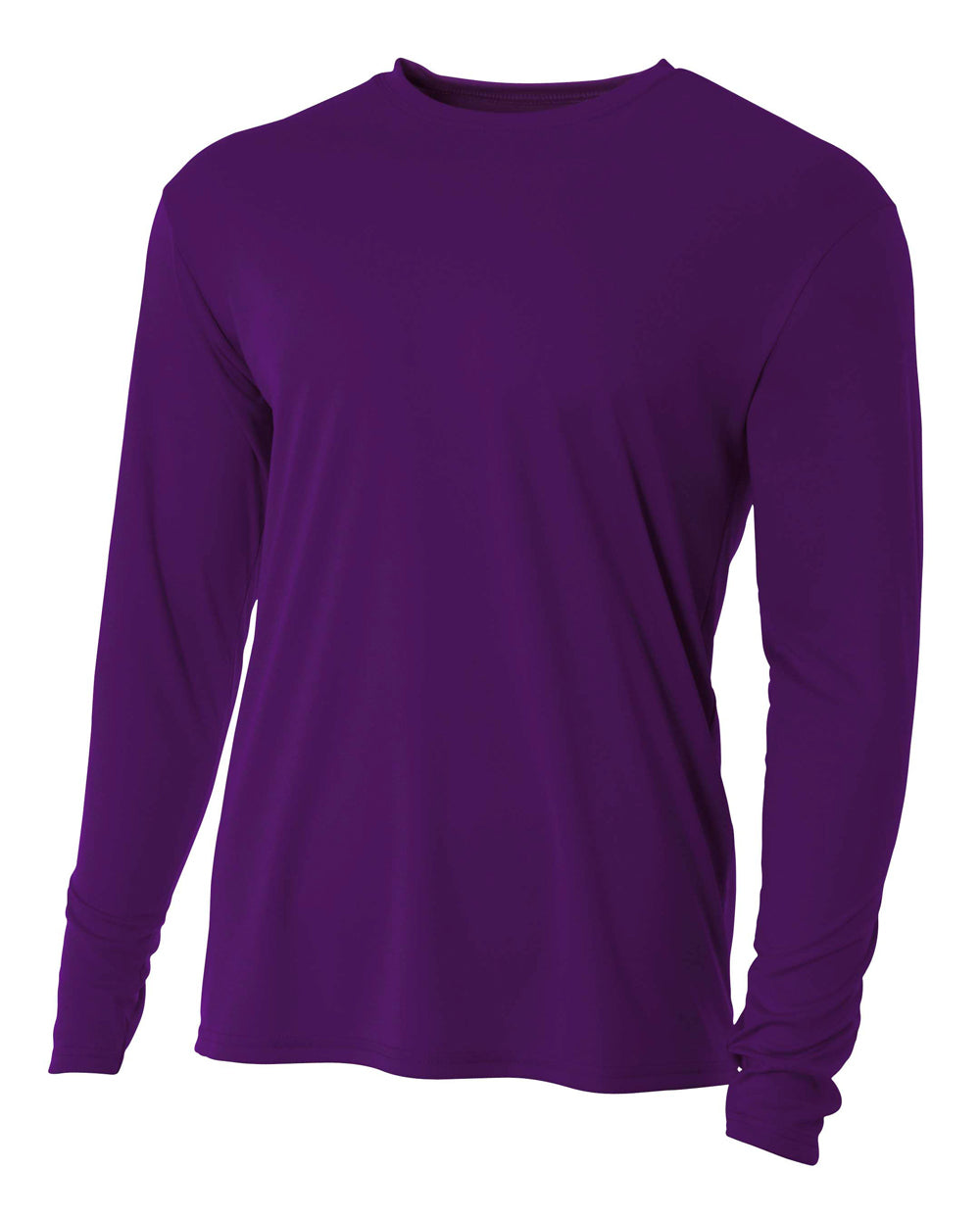 A4 Youth Cooling Performance Long Sleeve Crew-1