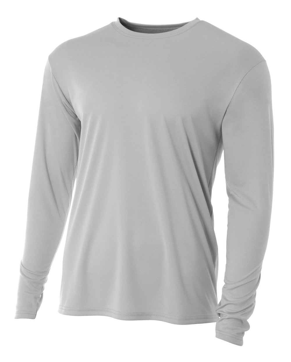 A4 Youth Cooling Performance Long Sleeve Crew-1