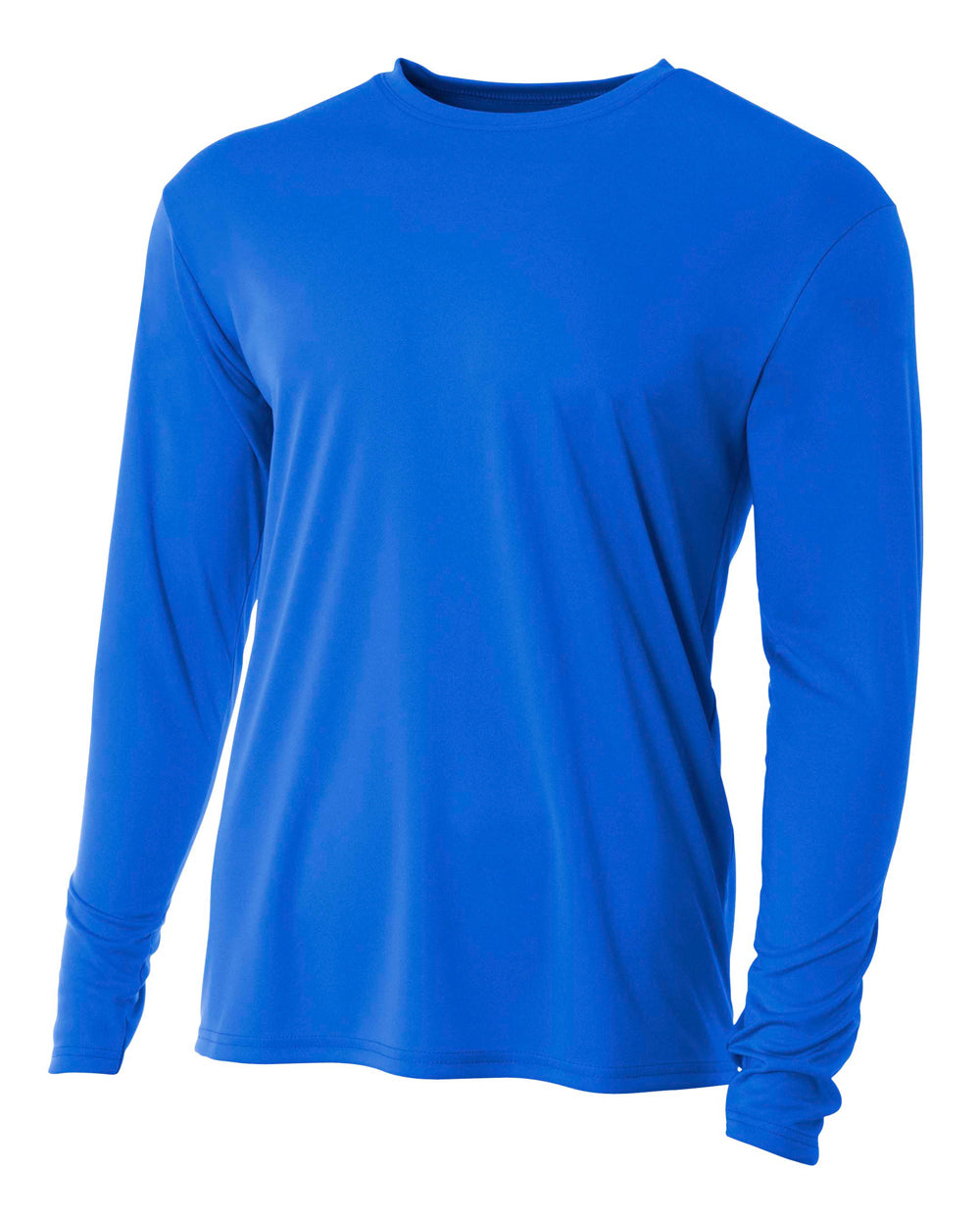 A4 Youth Cooling Performance Long Sleeve Crew-1
