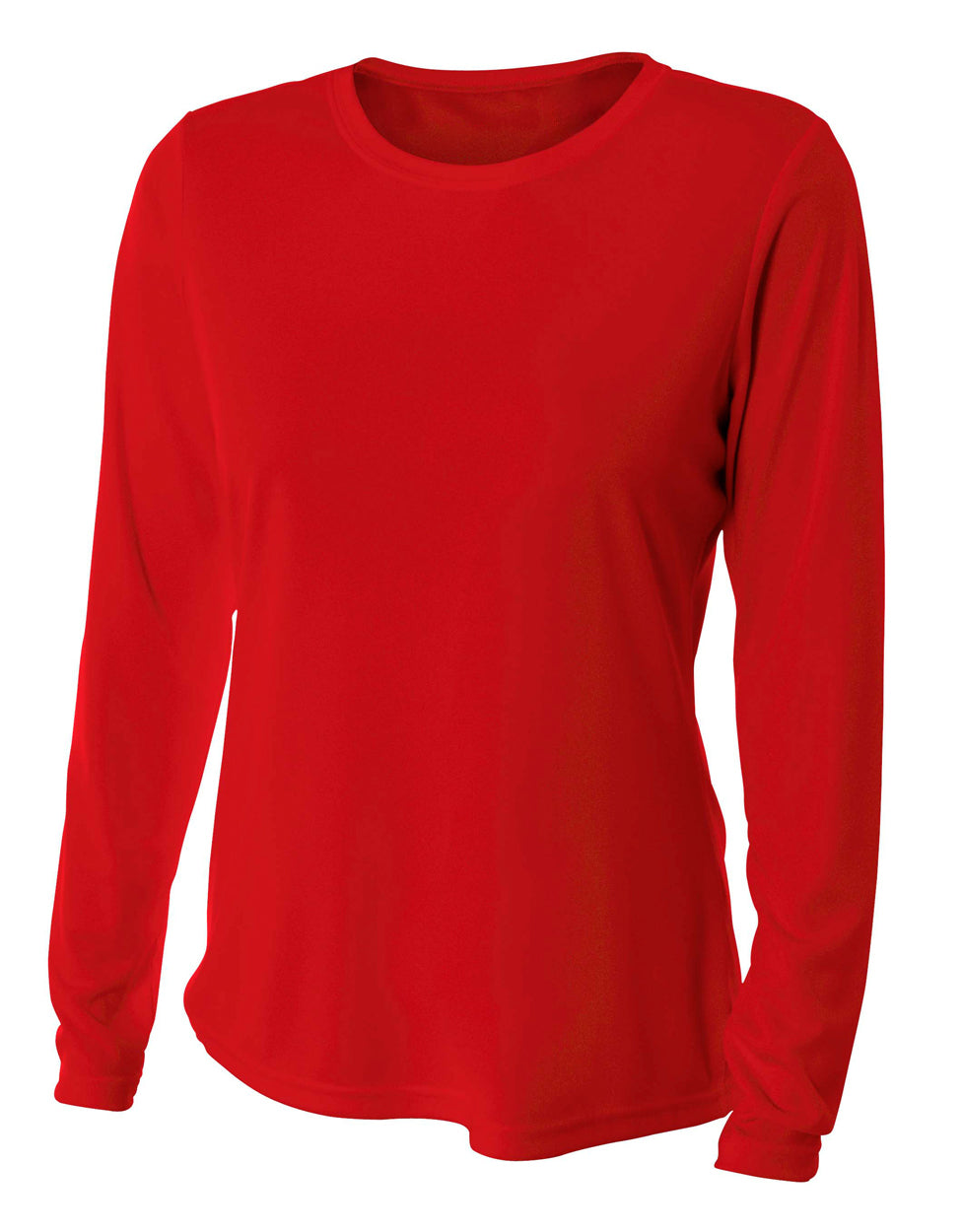 A4 Long Sleeve Cooling Performance Crew Womens Apparel Shirts & Tops