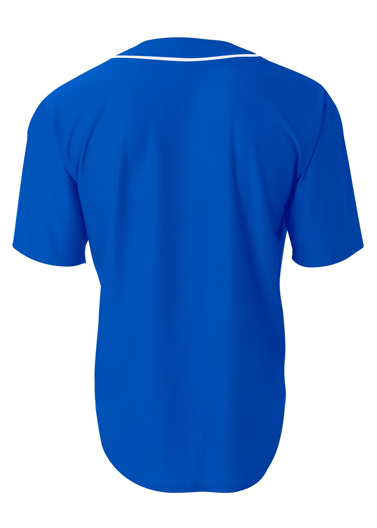 A4 Men's Short Sleeve Full Button Baseball Jersey-2