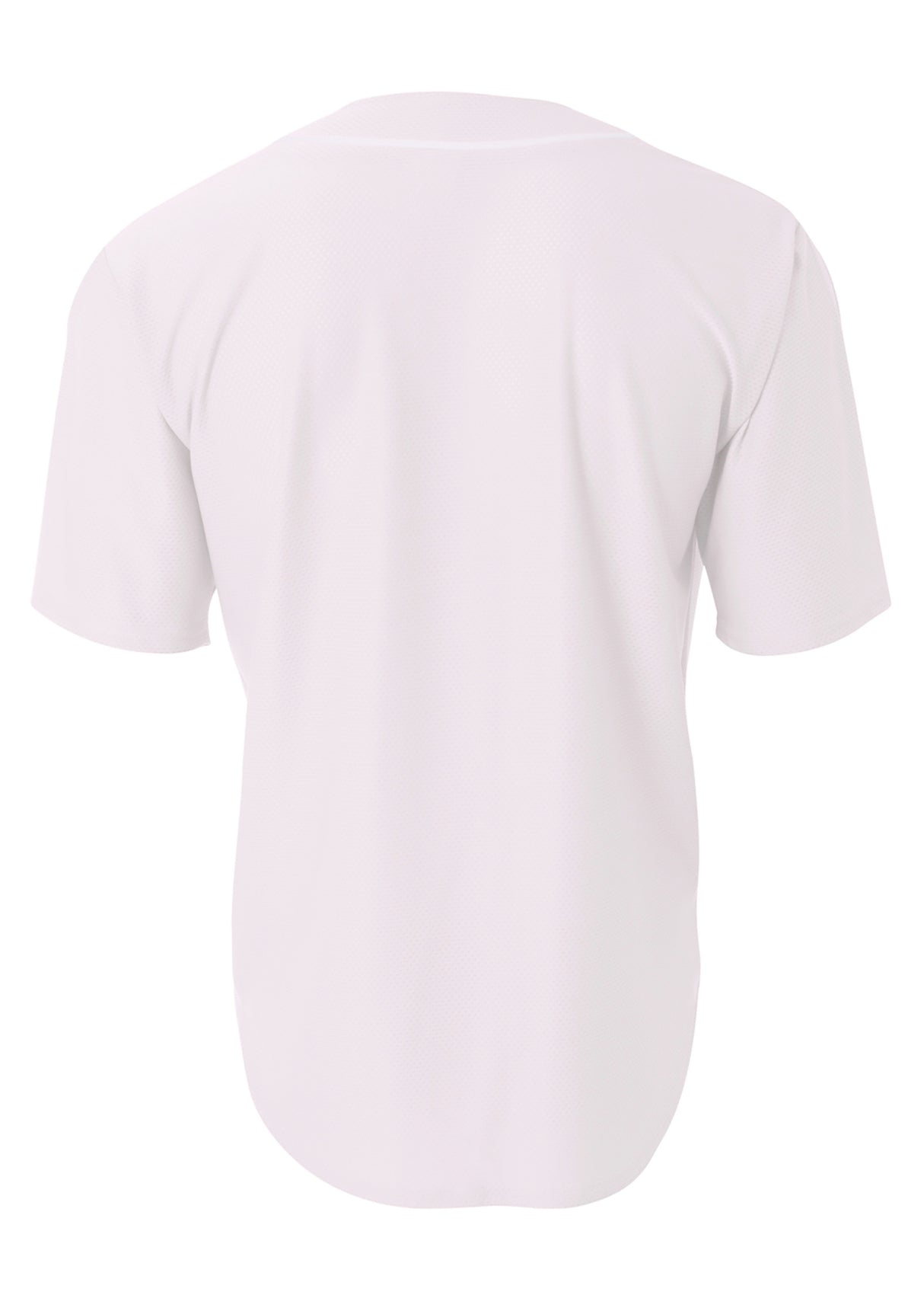 A4 Men's Short Sleeve Full Button Baseball Jersey-2