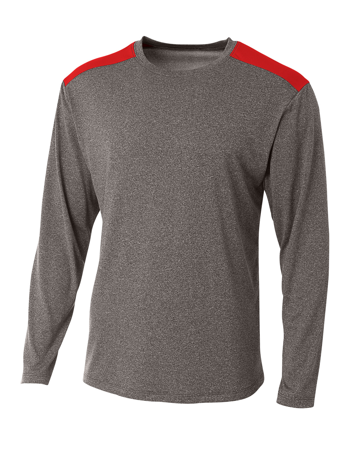 A4 Men's Tourney Heather Long Sleeve Tee