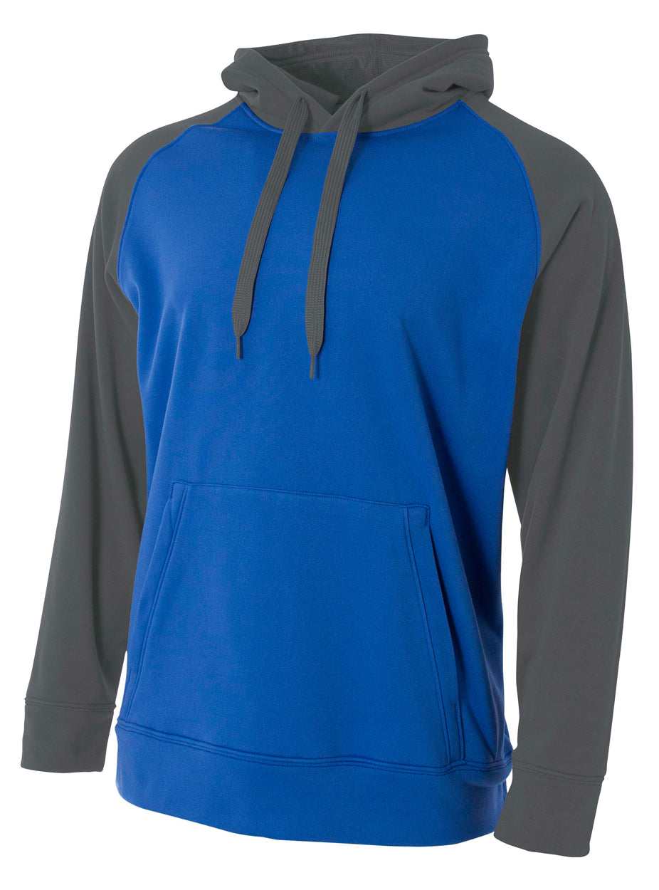 A4 Men's Color Block Tech Fleece Hoodie-1