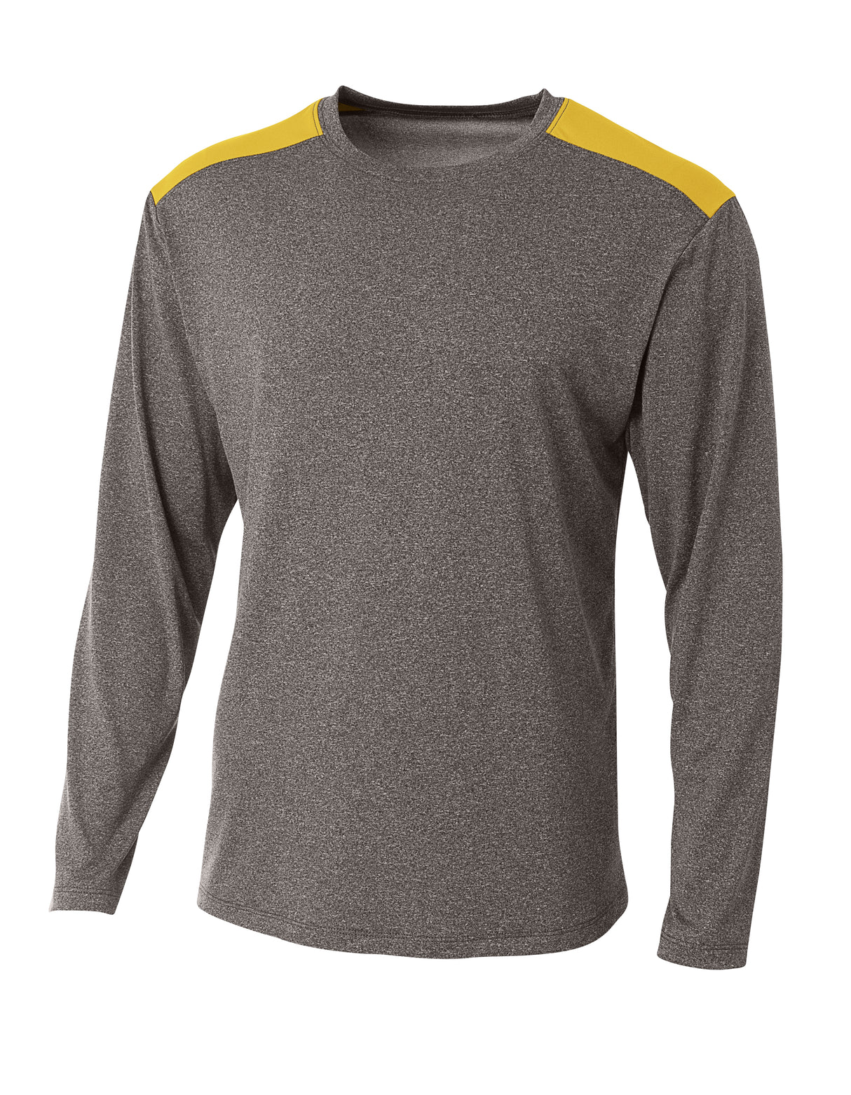 A4 Men's Tourney Heather Long Sleeve Tee