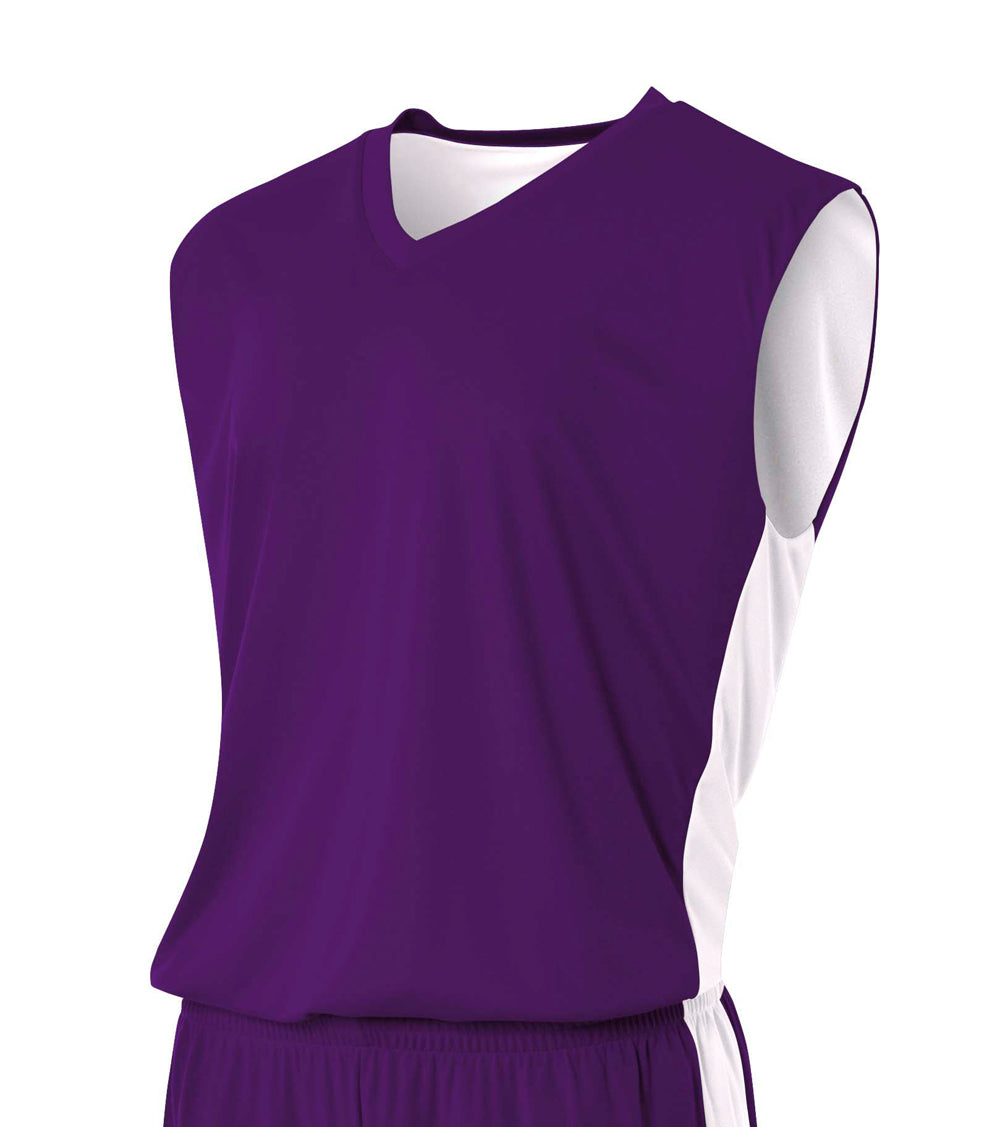 A4 Men's Reversible Moisture Management Muscle-1