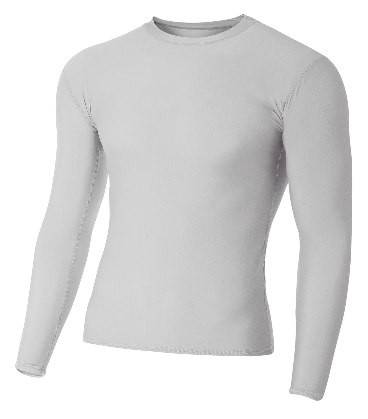 A4 Youth Long Sleeve Compression Crew-1