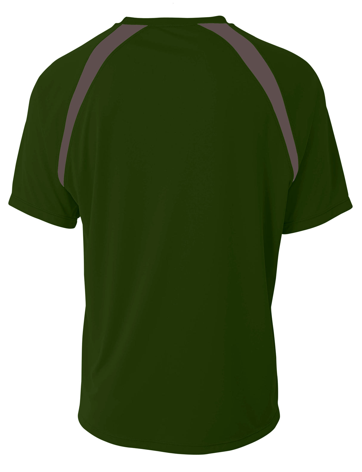 A4 Men's Spartan Short Sleeve Color Block Crew-2