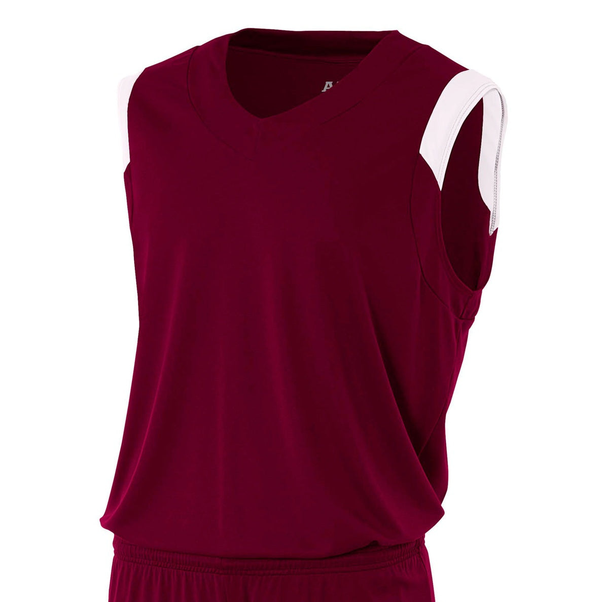 A4 Men's Moisture Management V-Neck Muscle-1