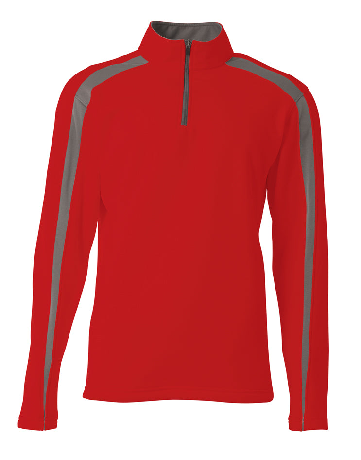 A4 Youth Spartan Fleece Quarter Zip-1