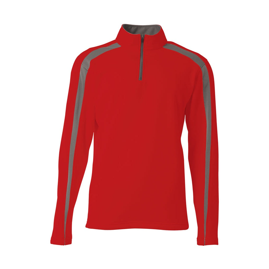 A4 Youth Spartan Fleece Quarter Zip-1