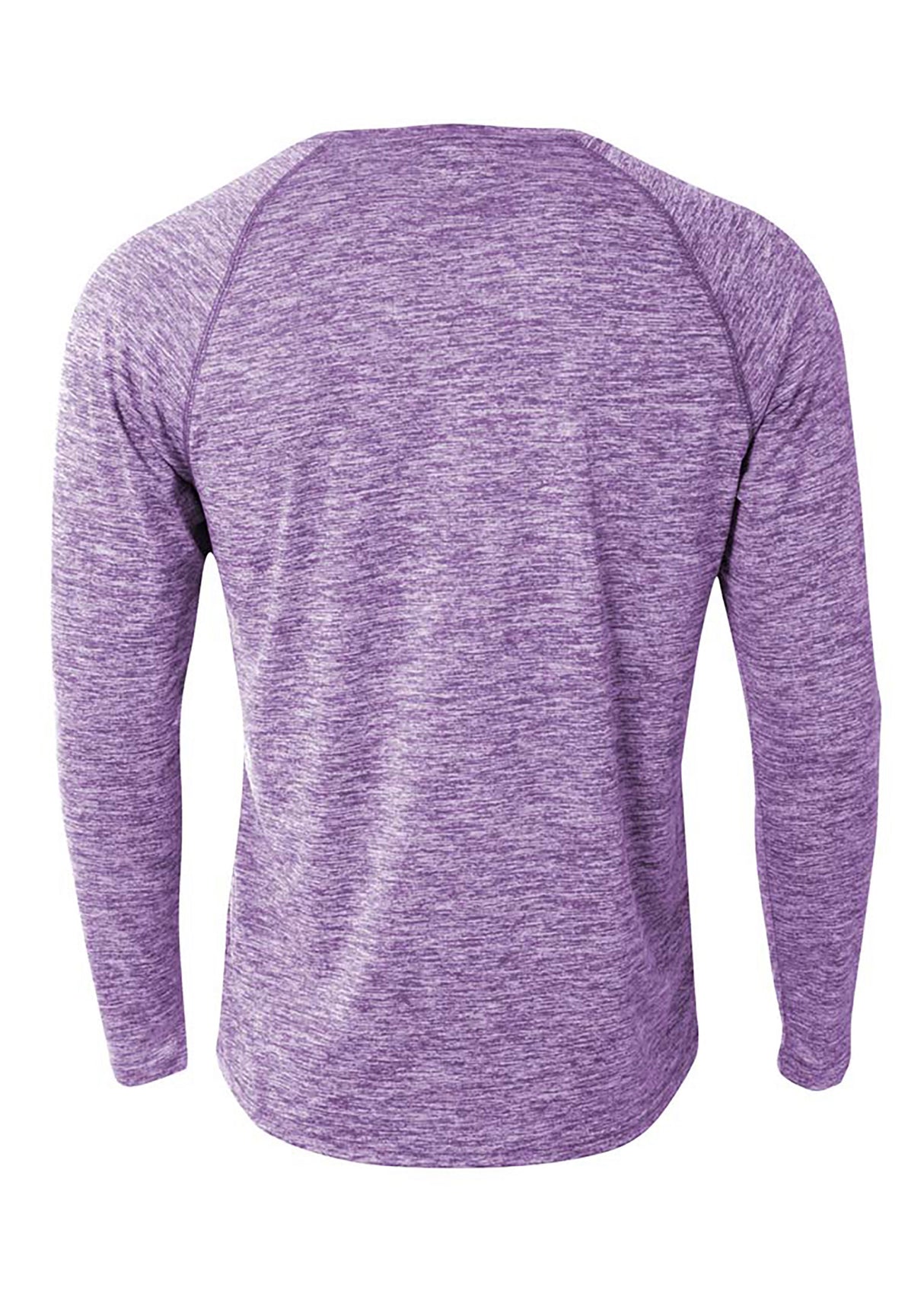 A4 Men's Long Sleeve Raglan Space Dye-2