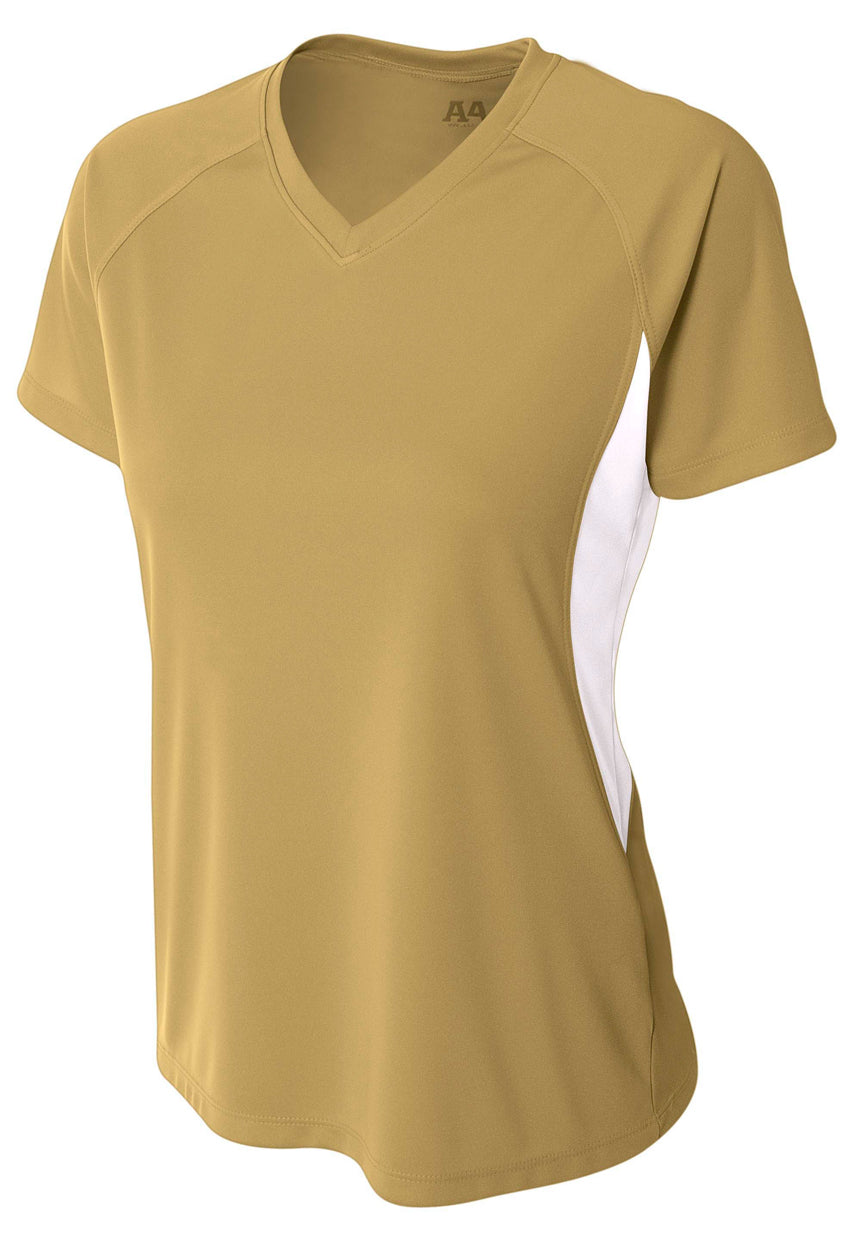 A4 Color Block Performance V-Neck-1