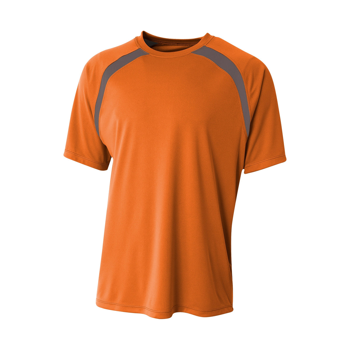 A4 Youth Spartan Short Sleeve Color Block Crew-1
