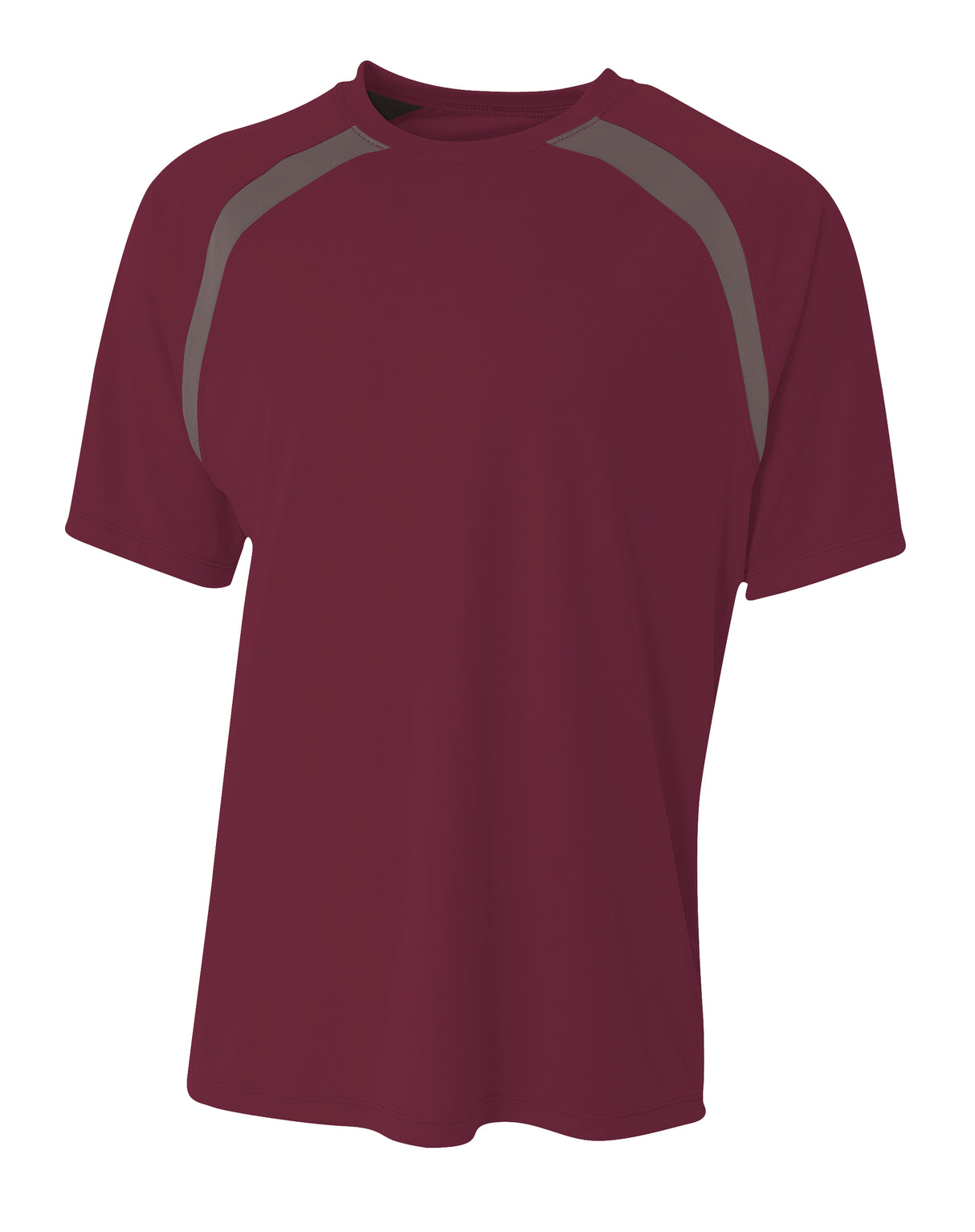A4 Youth Spartan Short Sleeve Color Block Crew-1