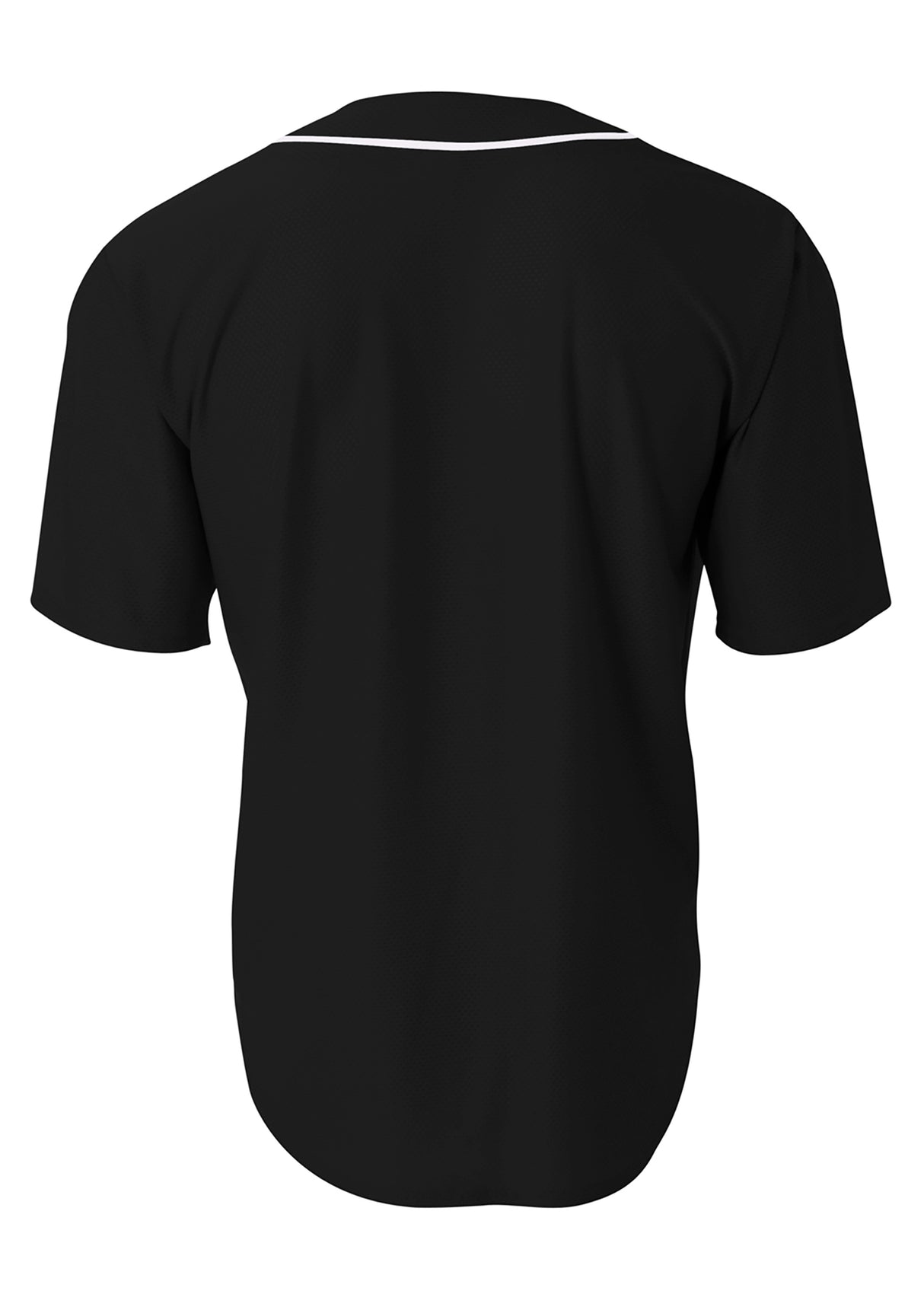 A4 Youth Short Sleeve Full Button Baseball Jersey-2