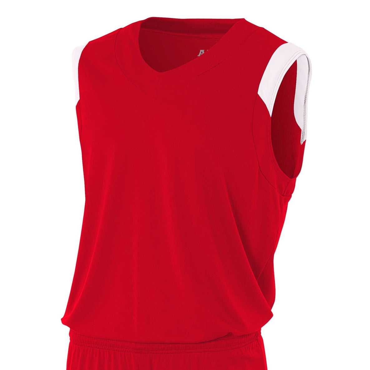 A4 Men's Moisture Management V-Neck Muscle-1