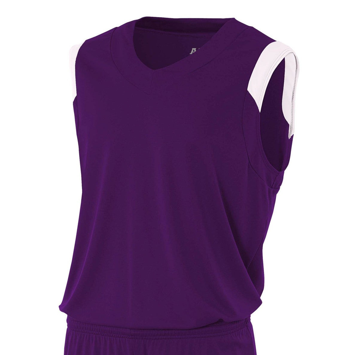 A4 Men's Moisture Management V-Neck Muscle-1