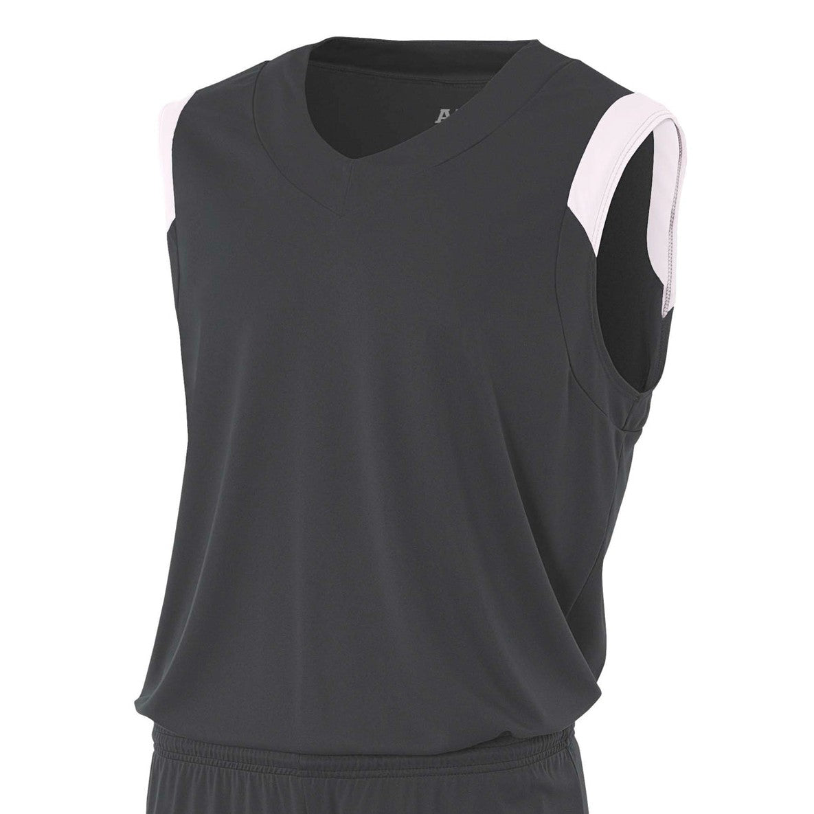 A4 Men's Moisture Management V-Neck Muscle-1