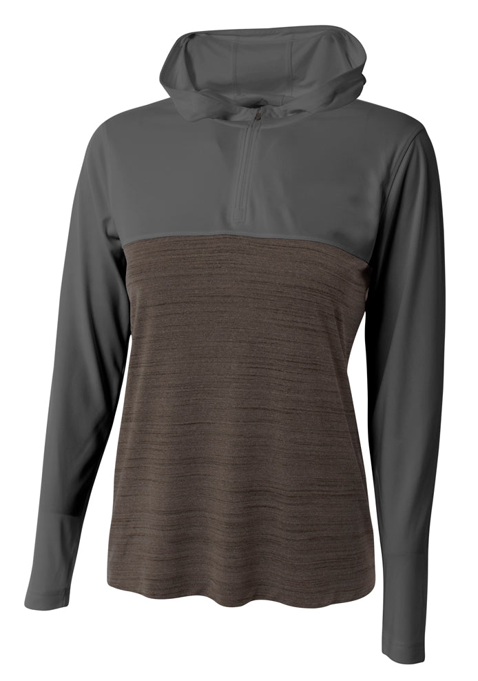 A4 Slate Quarter Zip Hoodie