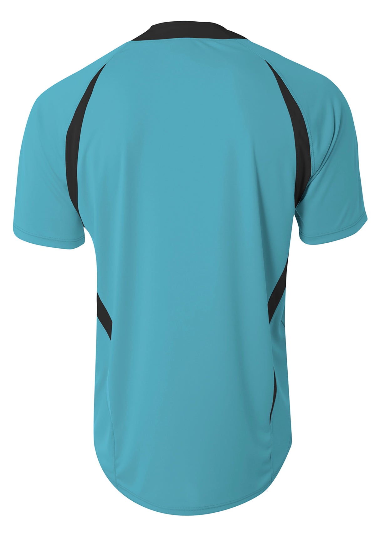 A4 Youth 2-Button Color Block Henley-2